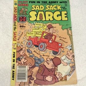 Vtg 1982 Sad Sack and the Sarge Comicbook Aug #155
